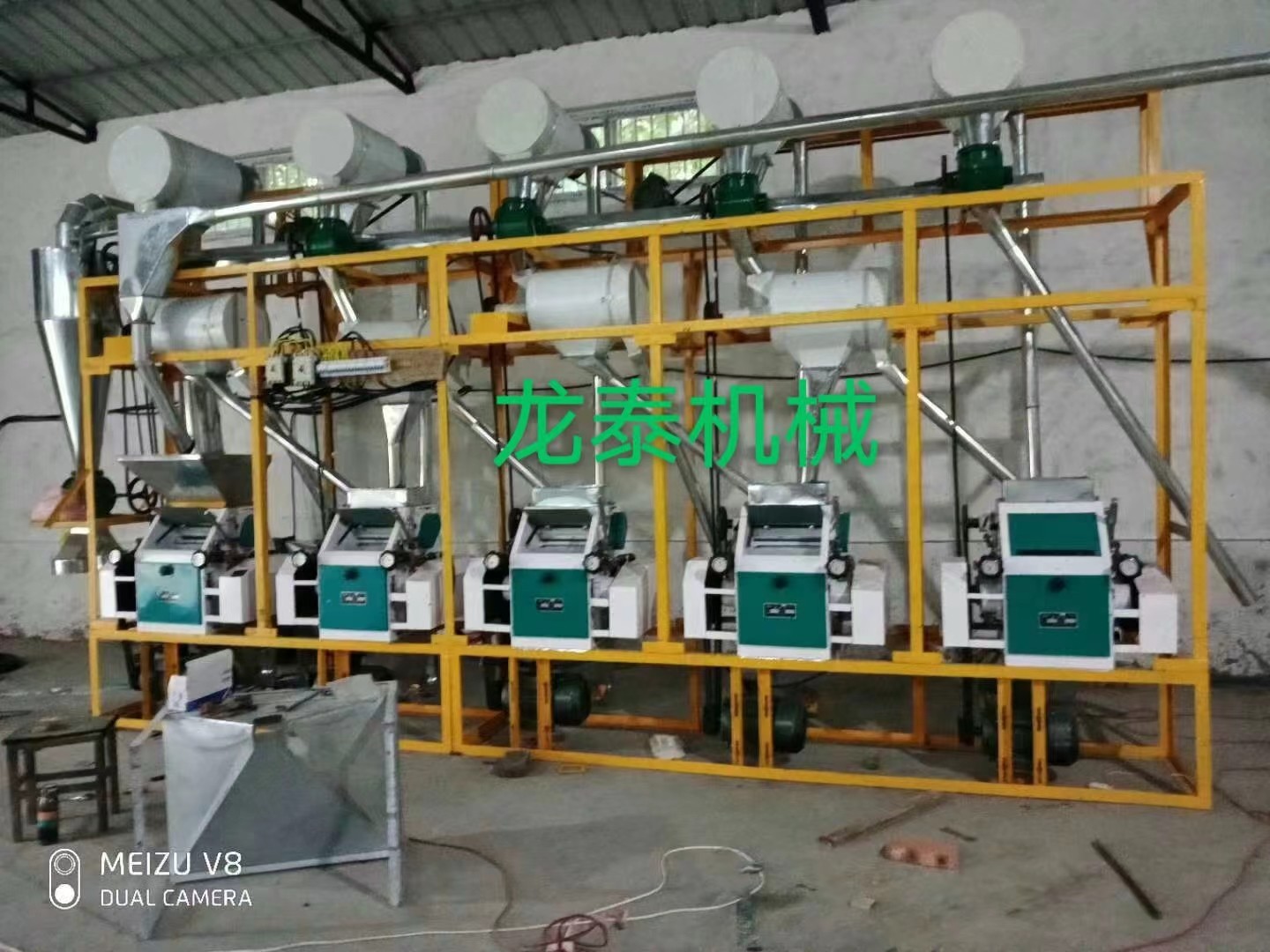 6F2240×5×20噸蕎麥脫殼制粉成套機組