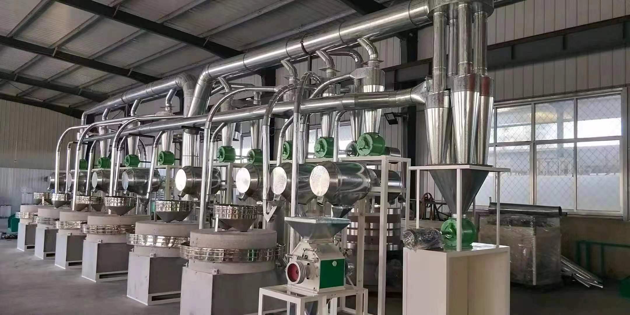 SM100×6+1×12T小麥?zhǔn)ブ品鄢商讬C(jī)組