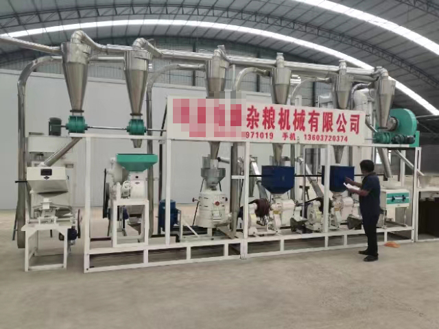 日產(chǎn)10噸大黃米脫皮糕面機(jī)組